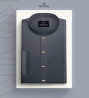 Premium Wool Cotton Panjabi (Ash Color)